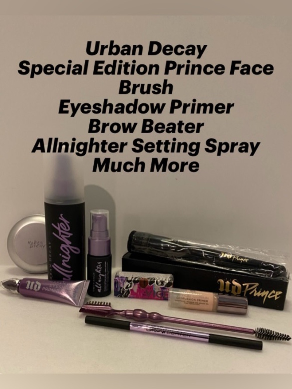 Urban Decay Limited Edition Face Brush Brush/EyeShadow Primer/Allnighter